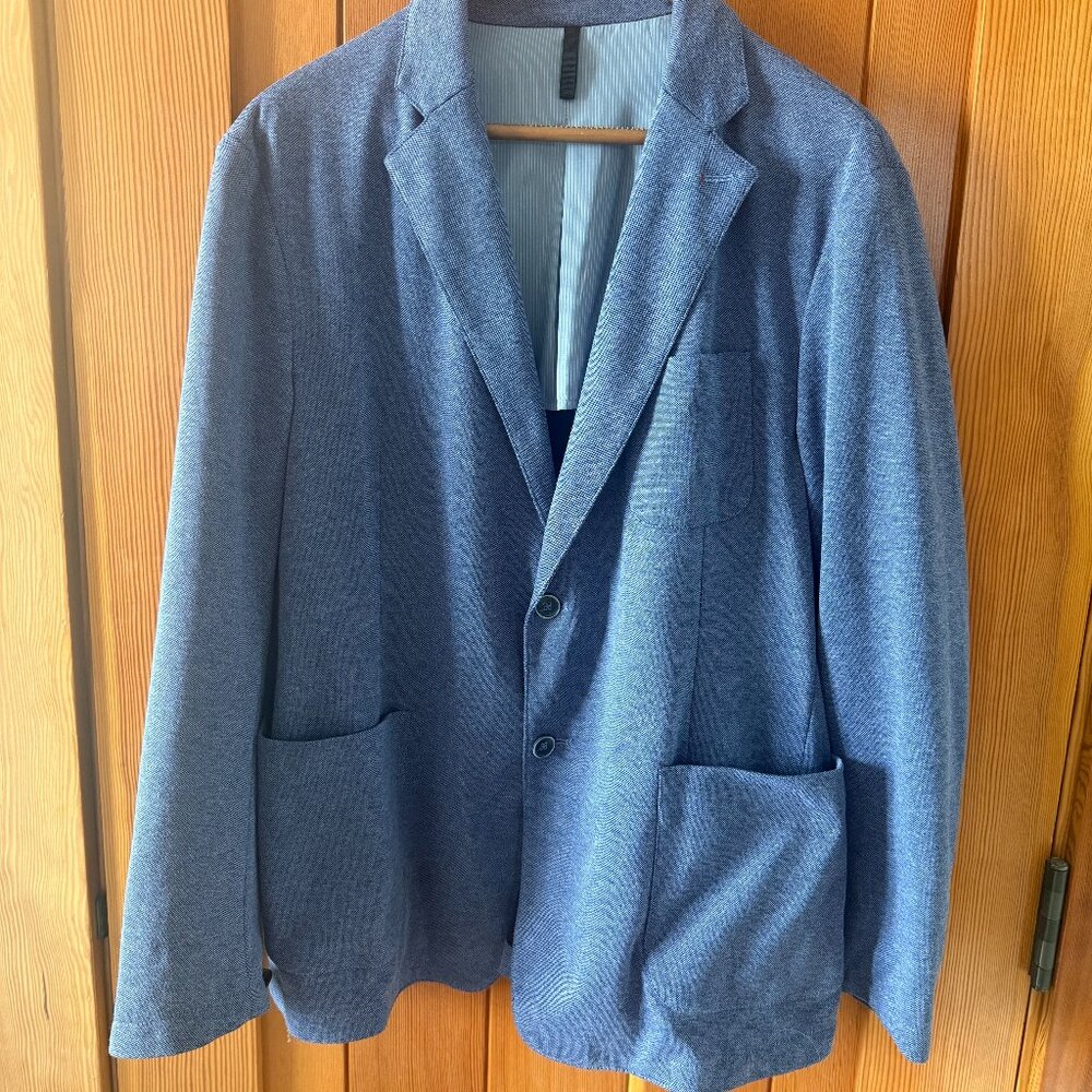 Bugatchi Blue Sport Coat Blazer-Fits like 42R